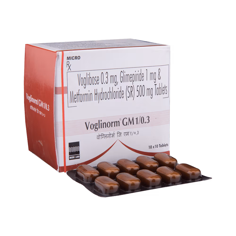 Voglinorm GM 1/0.3 Tablet SR